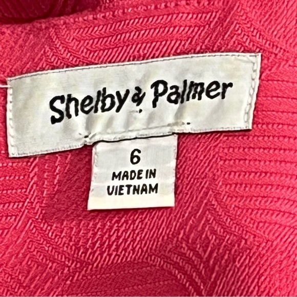 Shelby & PALMER PEPLUM SHEATH KNEE LENGTH DRESS WITH POCKETS & CAP SLEEVES - Picture 4 of 13